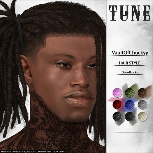 TUNE - "VaultOfChuckyy v1" DreadLocks. [PACK]