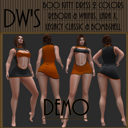 Dw Boo Kitty Dress Demo