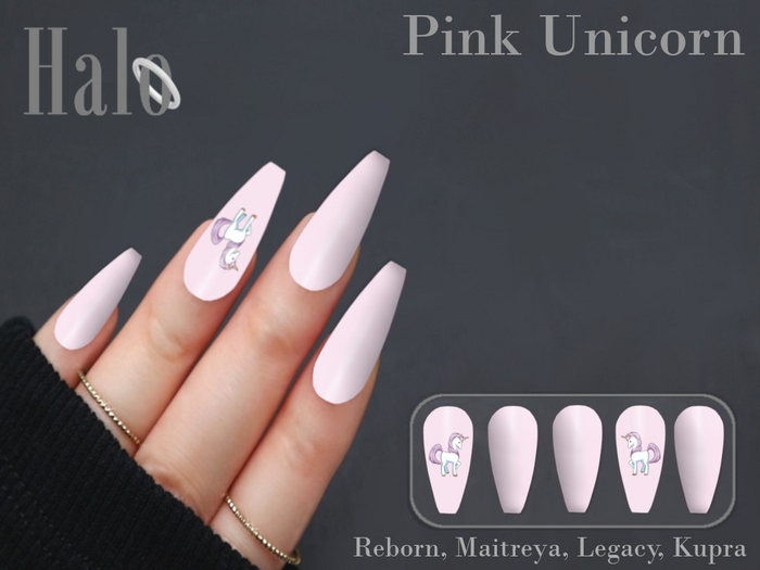Halo Nails - Pink Unicorn