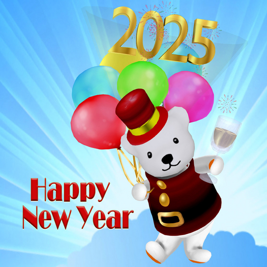 2025 Happy New Year C/M
