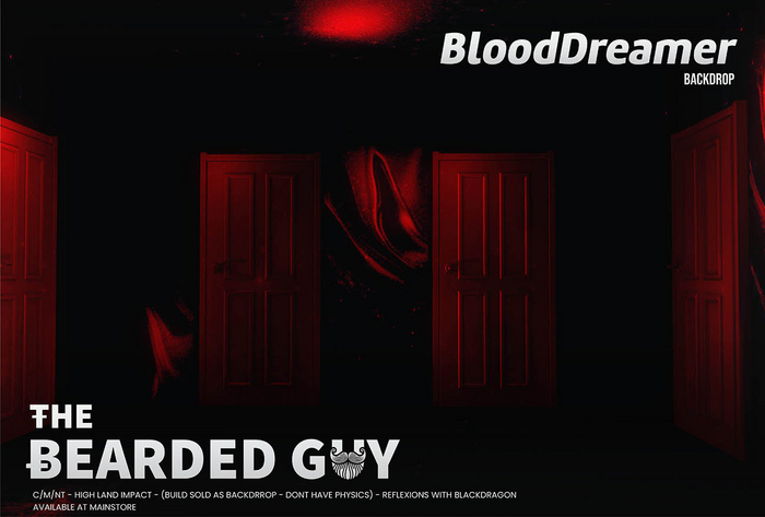 Blood Dreamer Backdrop - The Bearded Guy