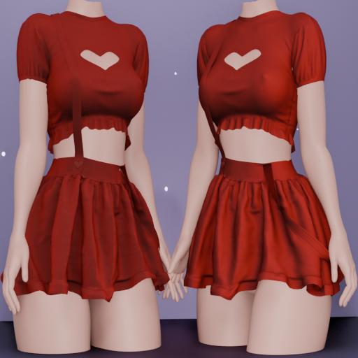 .::Dlirium::.Romper Barbara Red