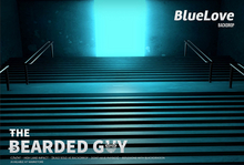 Blue Love Backdrop - The Bearded Guy