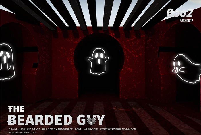 Boo 2.0 Backdrop - The Bearded Guy