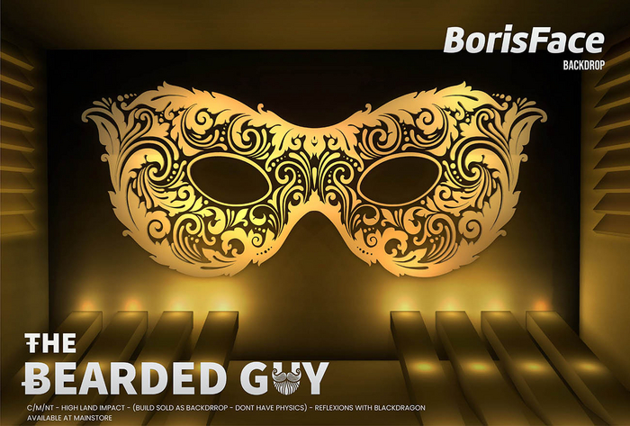 Boris Face Backdrop - The Bearded Guy