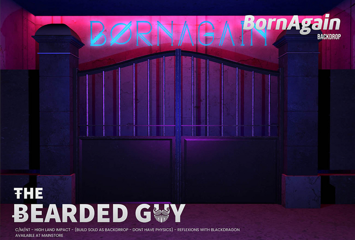 Born Again Backdrop - The Bearded Guy