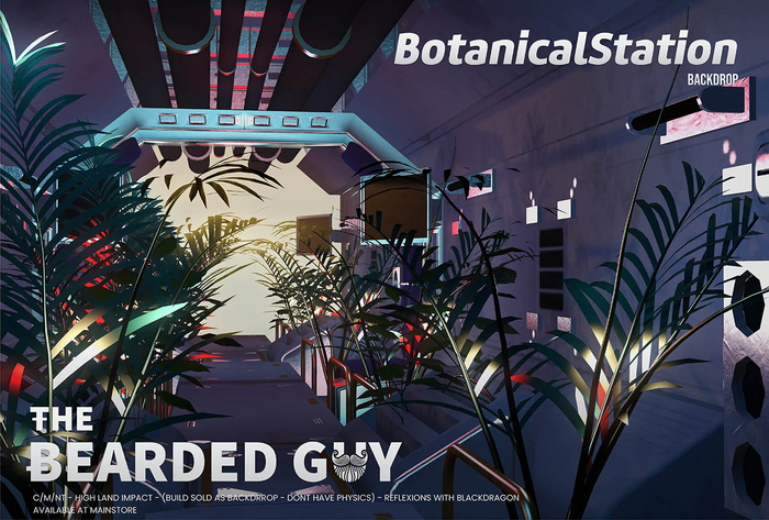 Botanical Station Backdrop - The Bearded Guy