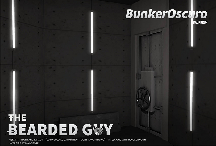 Bunker Oscuro Backdrop - The Bearded Guy