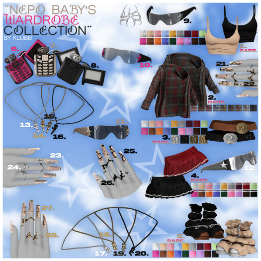 1. Klubb - "Nepo Baby's Tank Top" Legacy RARE + HUD