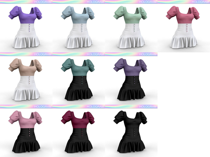 HOLOGRAM FATPACK Celly Dress