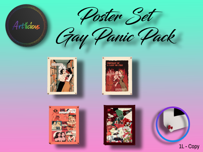 AL - Set Poster Gay Panic Pack