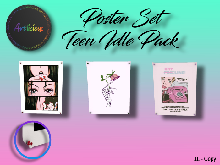 AL - Set Poster Teen Idle Pack