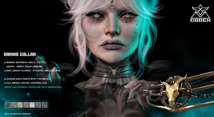 CODEX_Ornias collar Female Version