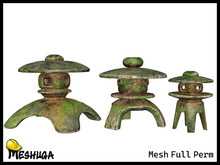 Meshuga Japanese Garden Doro Lantern Set FULL PERM MESH