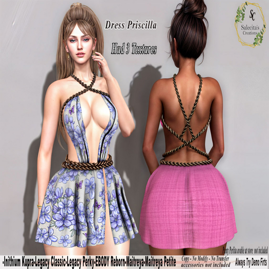 *HUD*.*DEMO  Dress Priscilla *Salesita's CreationHUDBox.