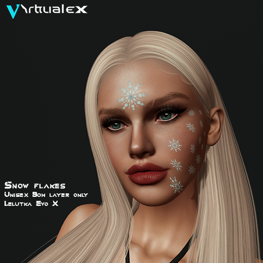Virtualex tattoo - Snow flakes