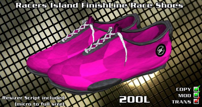 Racers Island FinishLine Race Shoes Pink