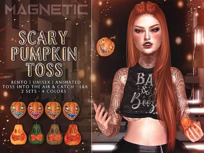Magnetic - Scary Pumpkin Toss
