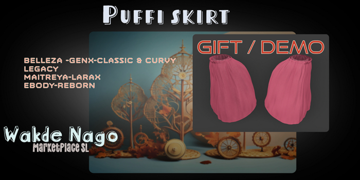 WN  Puffi Skirts - Gift / DEMOS
