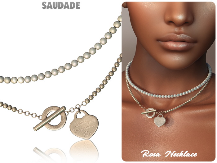 Saudade. Rosa Necklace
