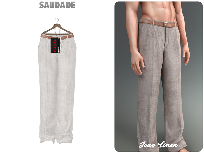 Saudade. Joao Linen Trousers (FATPACK)