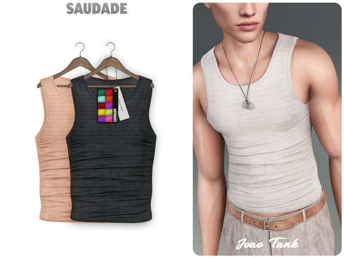 Saudade. Joao Tank Top (WarmTones)