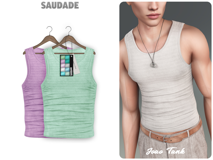 Saudade. Joao Tank Top (CoolTones)