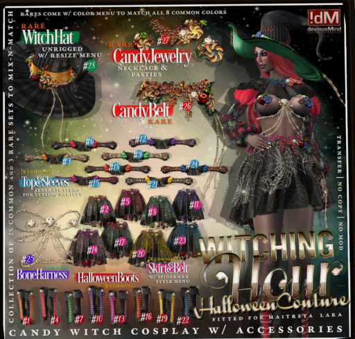 28 RARE !dM WitchingHour **CANDY HAT** (BOX)