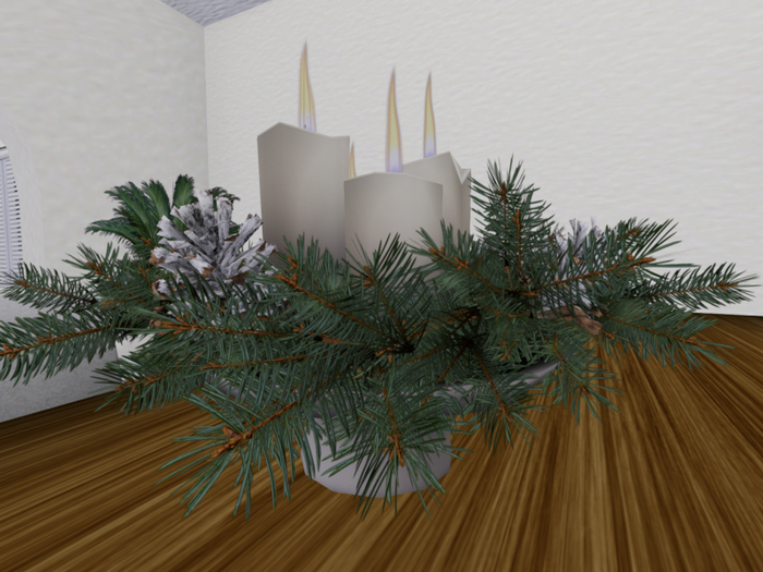 Christmas Decoration Completely White/Gold