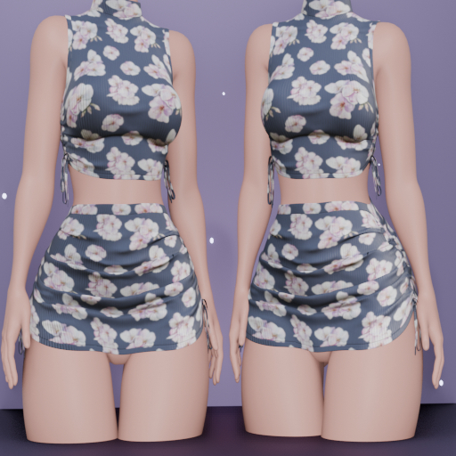 .::Dlirium::. Outfit Suelen Pattern Blue