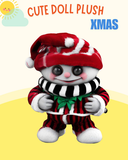 (AL) Cute doll Plush xmas