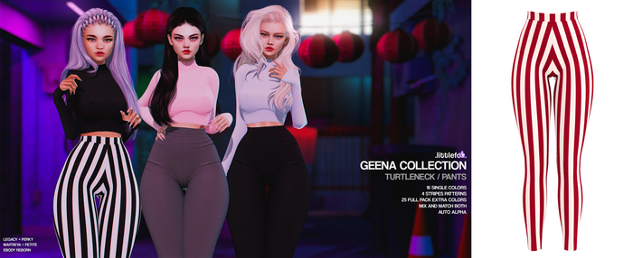 .little fox. - Geena high waist pants // stripes 2