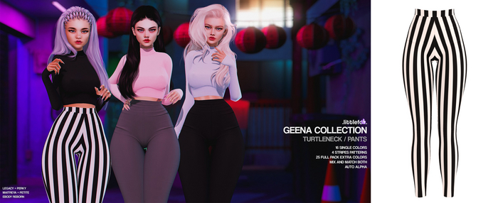 .little fox. - Geena high waist pants // stripes 1