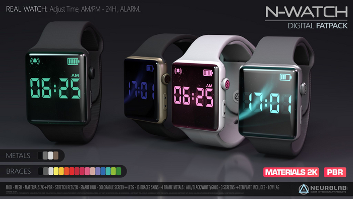 N-WATCH (DIGITAL FATPACK + PBR) [Neurolab Inc.]
