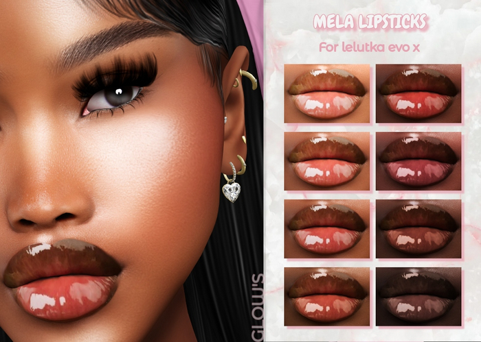 GLOW'S- MELA LIPSTICKS
