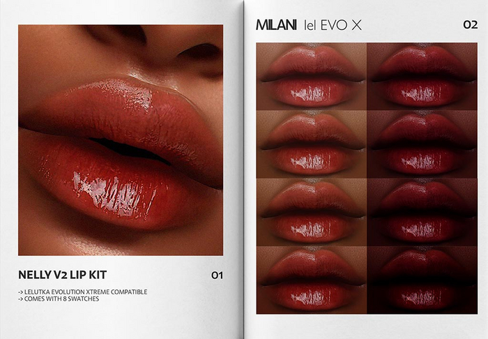 MILANI - "NELLY V2" LIP KIT / FATPACK