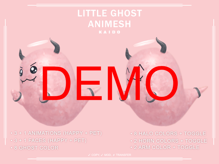 KAIDO - Little Ghost Animesh DEMO