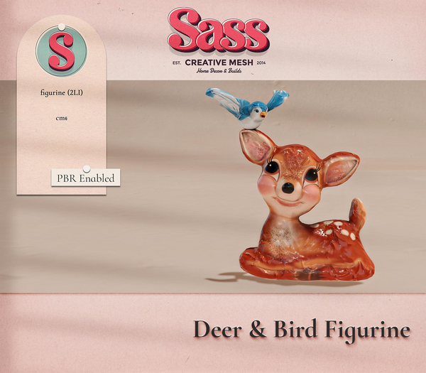 Sass [Deer & Bird Figurine]