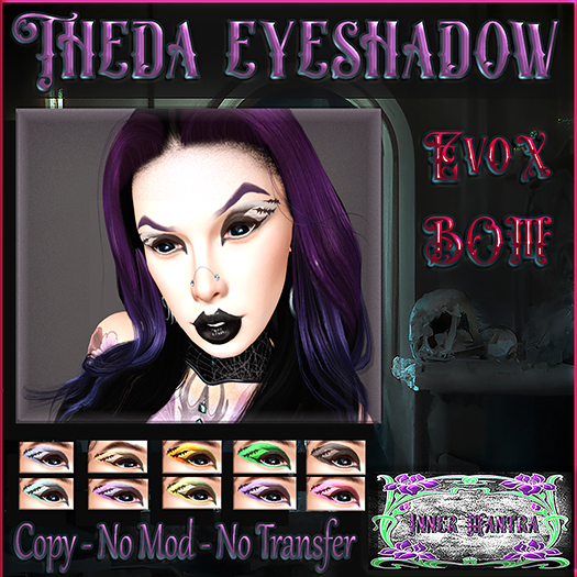 +Inner Mantra+Theda Evo X Eyeshadow DEMO, one color {Box}