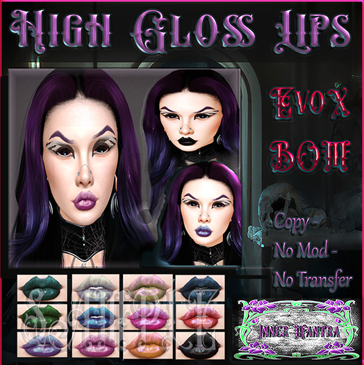 +Inner Mantra+ High Gloss Lipsticks**DEMO** Evo X 