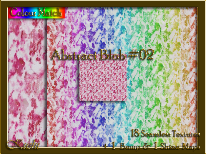 Abstract Blob #02 Seamless Texture Pack