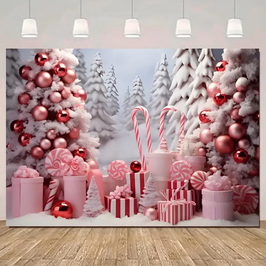 CHRISTMAS CANDY CANE TREE TEXTURE