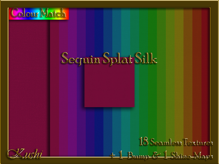 Sequin Splat Silk Solids Seamless Texture Pack