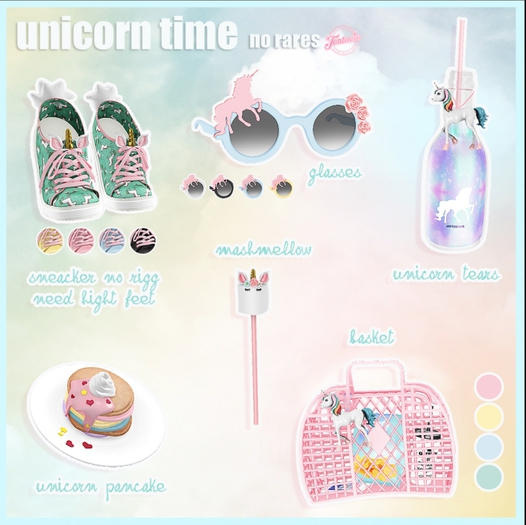 *Tentacio* Unicorn time glasses black