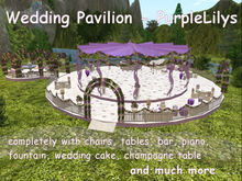 <MS> Decos - Wedding Pavilion Purple Lilys