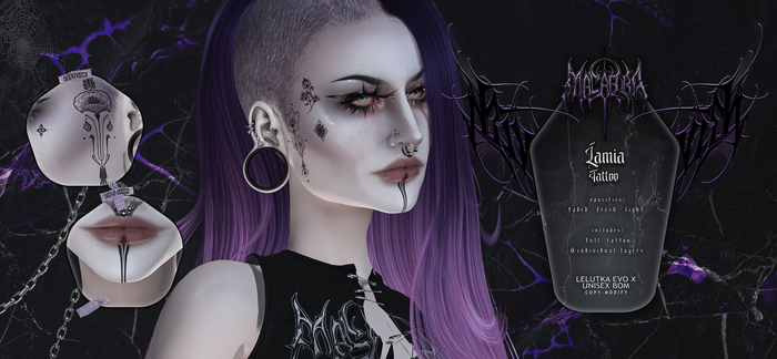 Macabra - Lamia Tattoo EvoX