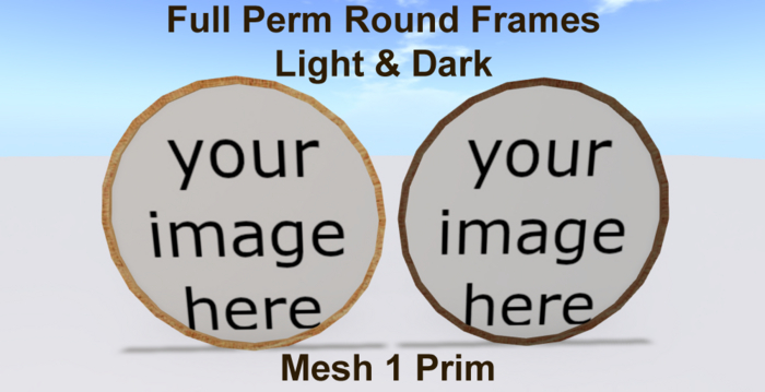 Round Frames Light & Dark Full Perm