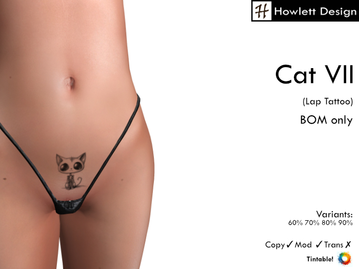[HDesign] Cat VII (Lap Tattoo)