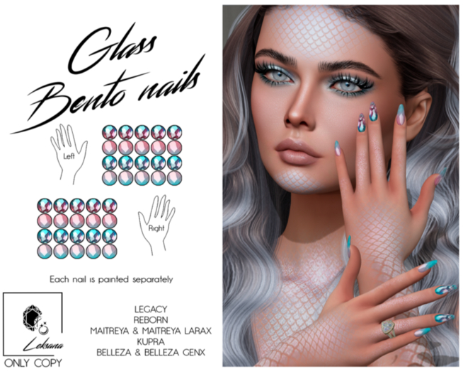 Leksana - GLASS Nails [BENTO]