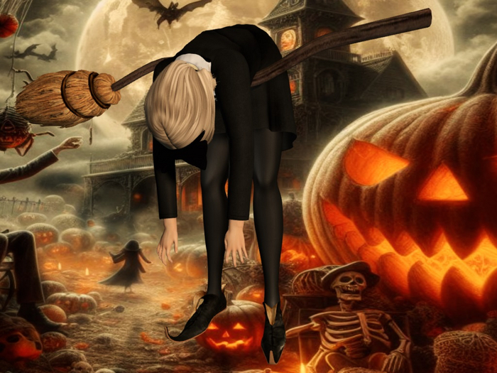 :DH: Flying Broom ~Halloween~ (WEAR)
